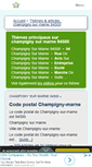 Mobile Screenshot of champignysurmarne.com
